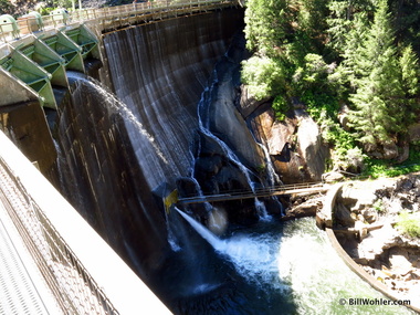 A good view of the hydroelectric dam