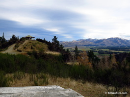 The top of conical hill