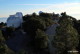 A view of the western domes and buildings from the 3-meter catwalk