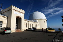 The main building and the dome containing the largest reflector telescope (36") completed in 1888