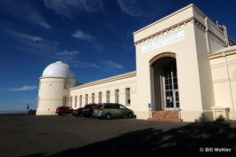 The main building and the dome housing the 40" reflector