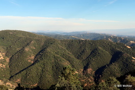A view to the southern Diablo range
