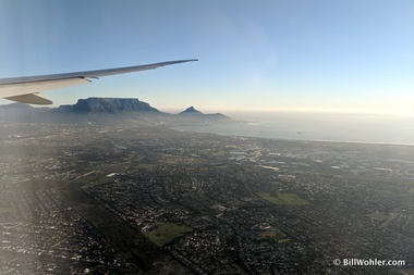 First view of the Cape Town area