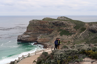 Lori and Deb above Dias Beach