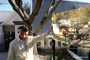 Lunch at the La Petite Ferme (and Dan)