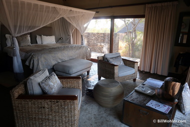 Our very comfortable room 5 at the Kambaku Lodge