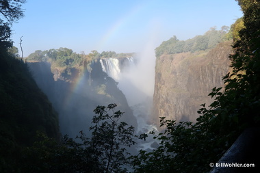 We hiked across the Victoria Falls Bridge and into Zimbabwe for these views