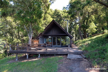 The Sierra Club hiker's hut just down the trail