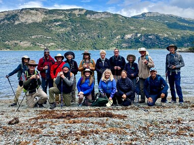 On a beach off the Beagle Channel (photo by Santiago)