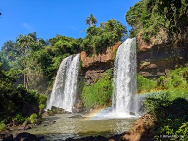 The Iguazu Falls from the lower trail