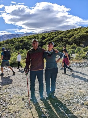 José and Romina, who can rarely strike a serious pose