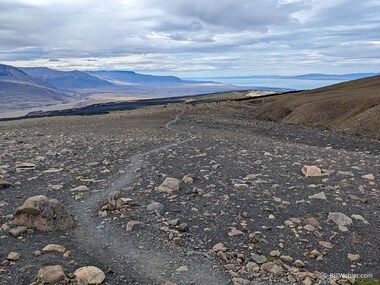 Suddenly, we're in the middle of a Martian landscape