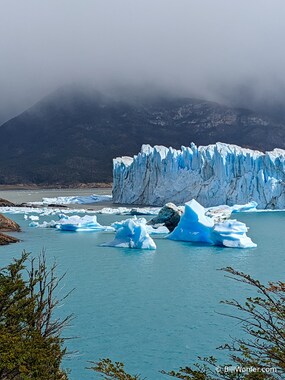 Our last view of the Glaciar Perito Moreno