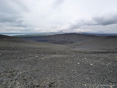 Another view of the Hverfjall Crater