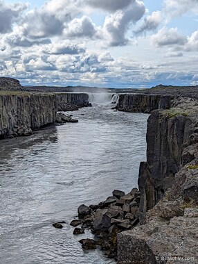 The Selfoss (https://en.wikipedia.org/wiki/Selfoss_%28waterfall%29)