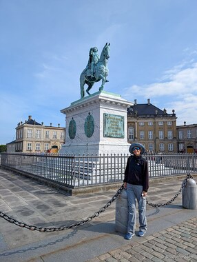 The Amalienborg Palace, the winter residence of the Danish Royal Family