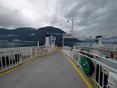 The other ferry crossing the Norddalsfjord